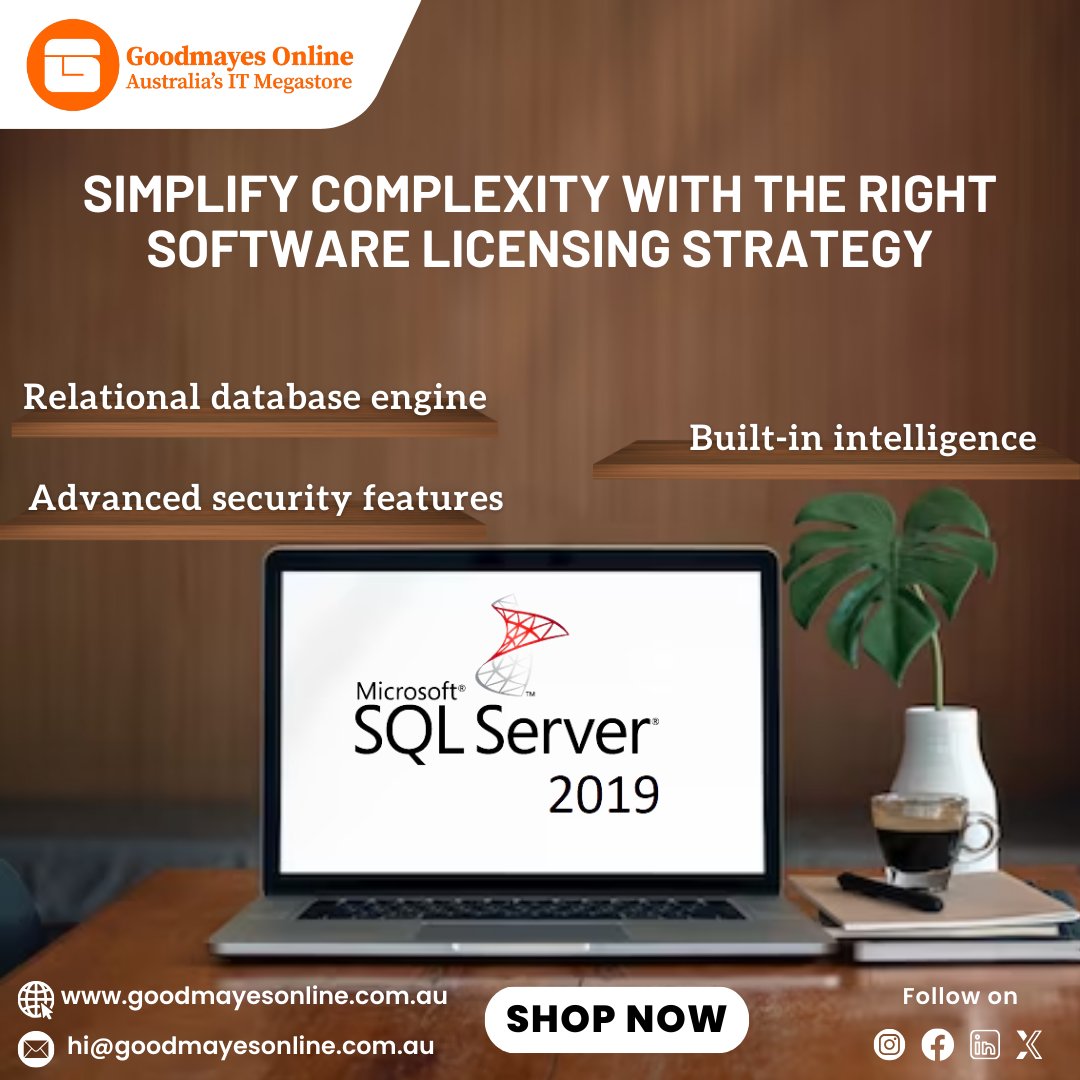 Secure your digital world effortlessly with Software Licensing from Goodmayesonline. Stay compliant, stay protected. Upgrade your software for hassle-free experience.

Shop Now:
goodmayesonline.com.au/collections/so…

#Goodmayesonline #licenseright #unlockthecode #softwarefreedom