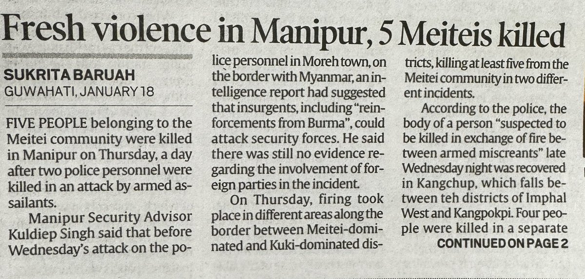 Over 250 days since violence began in Manipur. Several deaths. Communities divided forever. CM continues to play with fire. But a PM who has travelled across the country but not to Manipur. Would this be the case in Ram Rajya? Would Maryada Purushottam Ram ever abandon his…