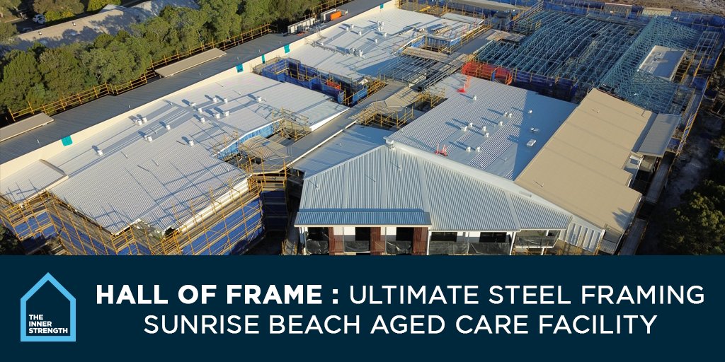 #TRUECOREsteel #HallofFrame: #UltimateSteelFraming – Sunrise Beach Aged Care
#UnitingCareQld's, Lavinia Dack, “We are thrilled with the building speed achieved through the adoption of #LGSframing; it’s more than paid for itself.” 
spr.ly/6013rmOjW