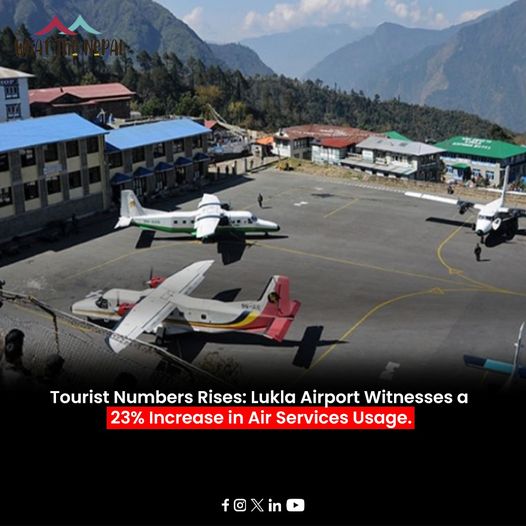 Read Here: whatthenepal.com/.../tourist-nu…
#Nepal #airport #luklaairport #AirServices #Aviation #airporttransportation #lukla #airplane #tourist #travel #tourism #travelgram #vacation #trip #airlines #airbuslovers #increase #business #follow #growth #airplanes #Whatthenepal