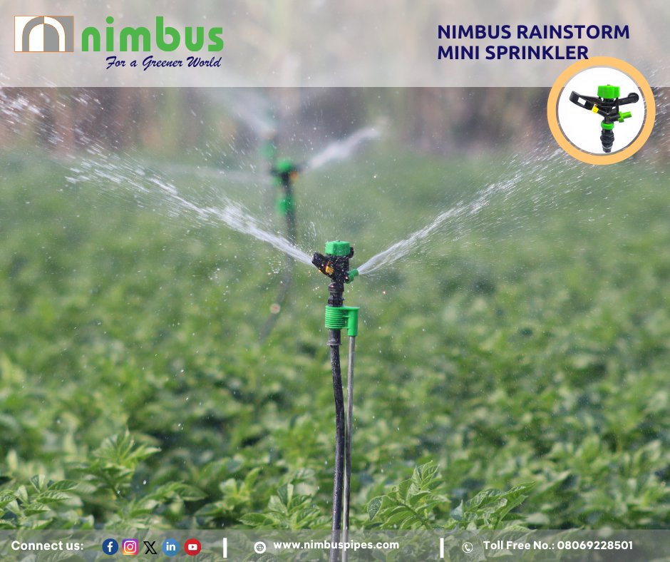 NimbusPipesLtd's tweet photo. 🌍 Taking Strides Against Climate Change! 🌿

At Nimbus, we're not just manufacturing irrigation equipment; we're crafting solutions to combat the effects of climate change.
🌾 Join us on this journey towards climate resilience in agriculture. Together, we can make a difference! https://t.co/f0hEcqsxP6