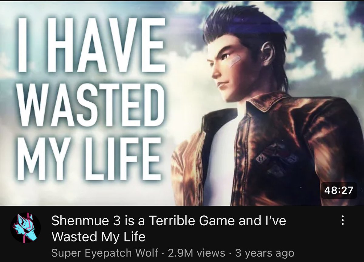 gotta say this is like a 10/10 thumbnail. I genuinely think this is one of  the best ones I have ever seen