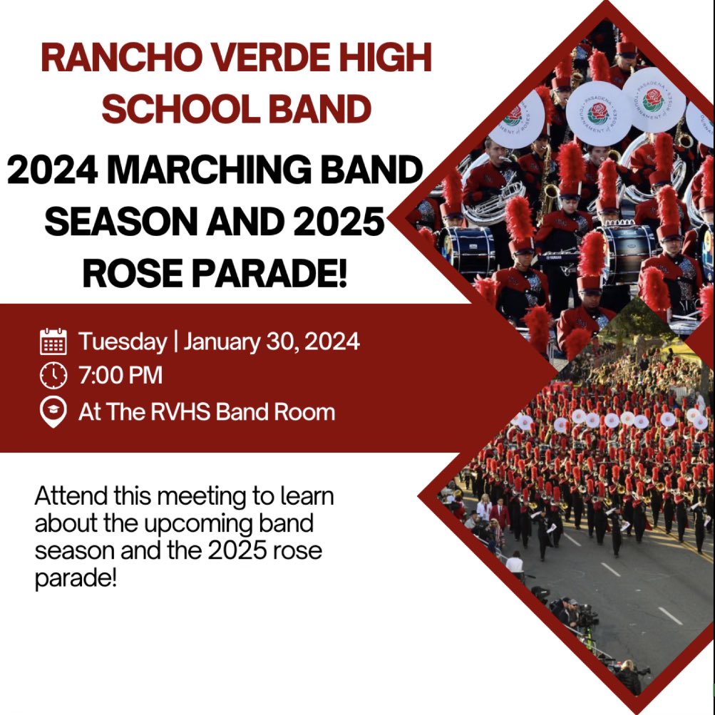 The 2025 Rose Parade theme is “Best Day Ever”. Come join the RVCR in this historic year and let’s make this the Best Day Ever.