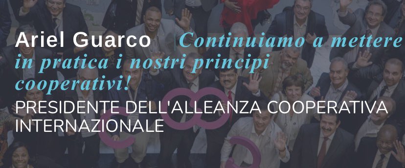 “Un mondo dove quelli di noi che vivono oggi, quelli che continueranno a vivere e quelli che verranno a vivere in questa Casa Comune nei prossimi anni, possano farlo con dignità”

#WeAreCoops