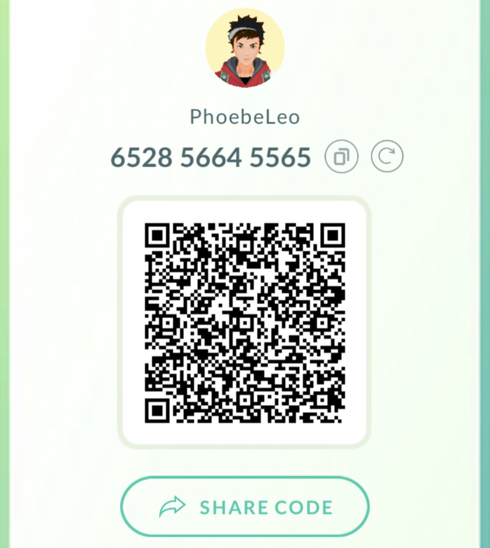 ChrisReggieWait's tweet image. 652856645565
#PokemonGO #friendcode
Doing a second account 💯🤘
