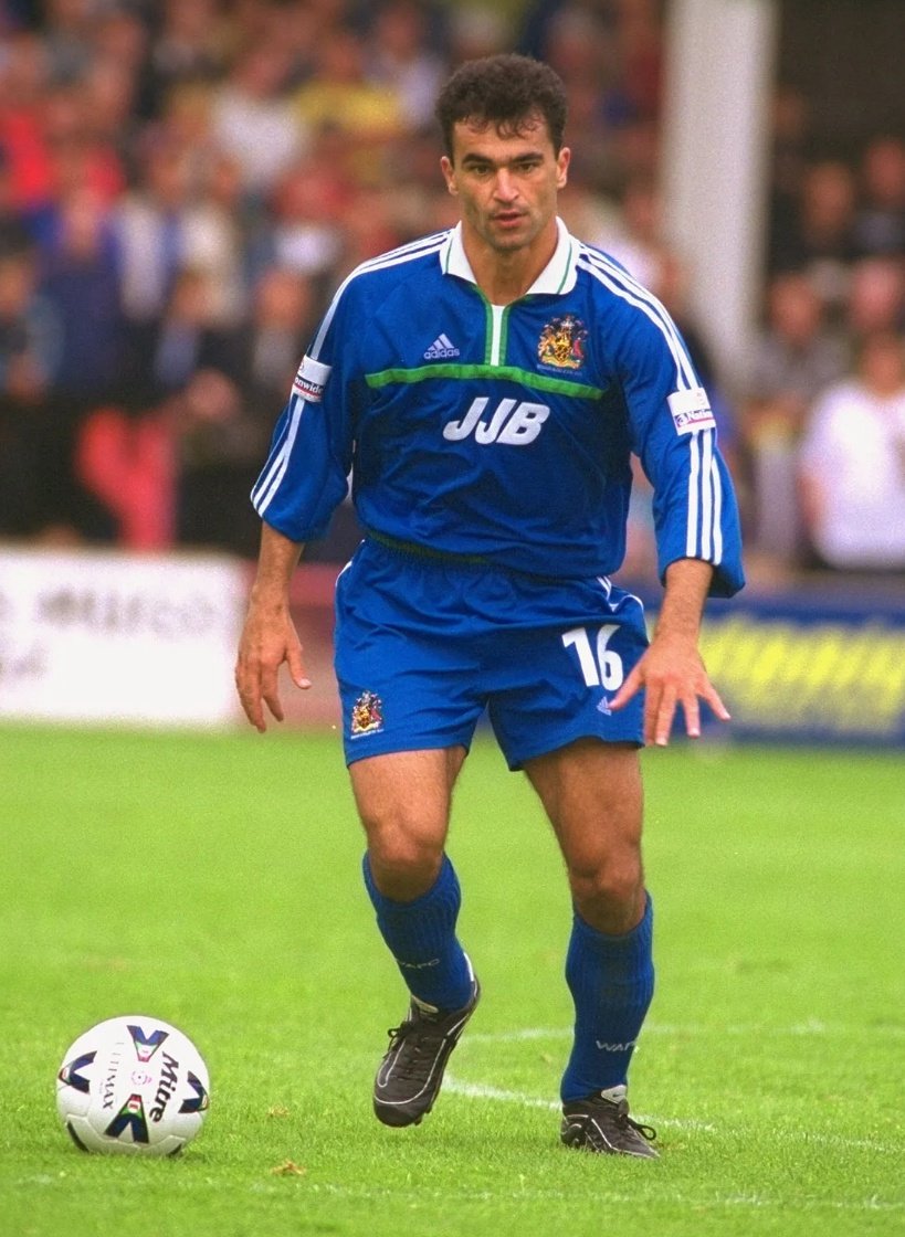 Roberto Martínez in action for Wigan Athletic #WAFC #WiganAthletic #Latics