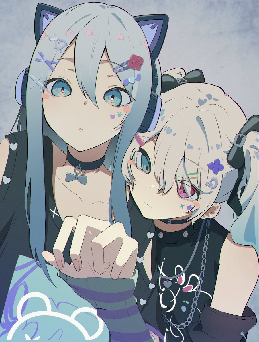 MiSt_vvv's tweet photo. #Prsk_FA #ニーゴ 
奏とミク https://t.co/2Pv8pGROam