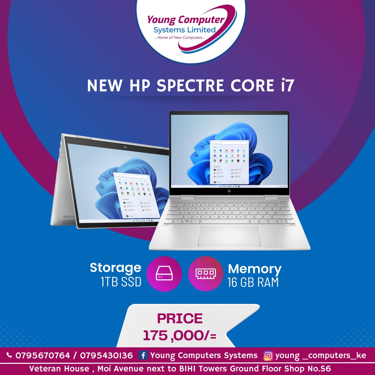 This new HP Spectre Corei7 comes with advanced features such as a powerful processor, high-quality display, fast storage options & innovative design elements. Purchase today and experience cutting-edge performance and redefine the way you compute.
#laptopsforstudents #hplaptops