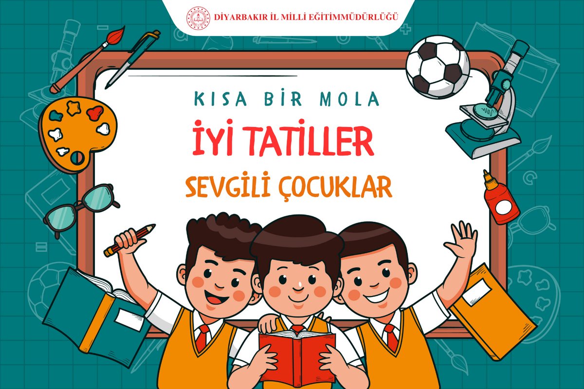 İl Milli Eğitim Müdürümüz Sayın Murat Küçükali'nin Yarı Yıl Tatili Mesajı

👉🔗meb.ai/0dzOPn

<a href="/tcmeb/">Millî Eğitim Bakanlığı</a> 
<a href="/Yusuf__Tekin/">Yusuf Tekin</a> 
<a href="/Murat4Kucukali/">Murat Küçükali</a>