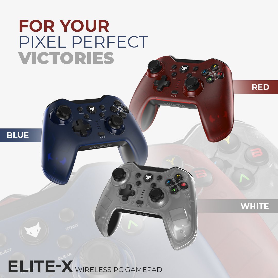 AmketteOfficial's tweet image. Pick One and Dominate the Game 🔥🎮

#EvoFoxGaming #PlayWithPower #GamingController #EliteX #PCGaming