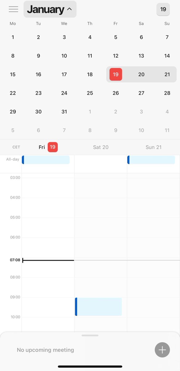 Hey <a href="/NotionCalendar/">Notion Calendar</a> do you plan to add some entry indicators to monthly view on iOS? It would be useful when searching for free/busy days. 🙏🏻