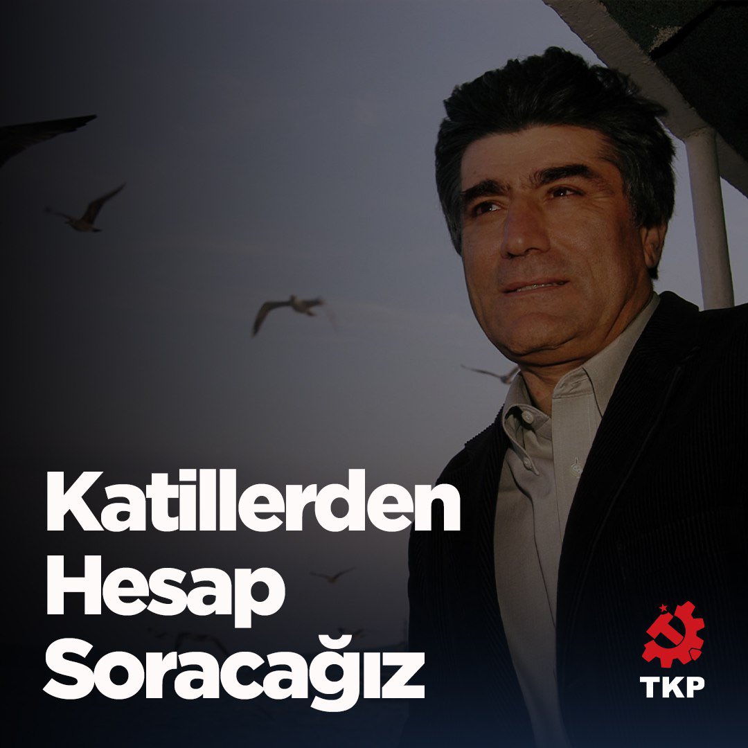 Hrant Dink’i katledilişinin 17. yılında saygıyla anıyoruz.

Katillerden hesap soracağız. Bu çete düzenini yıkacağız!