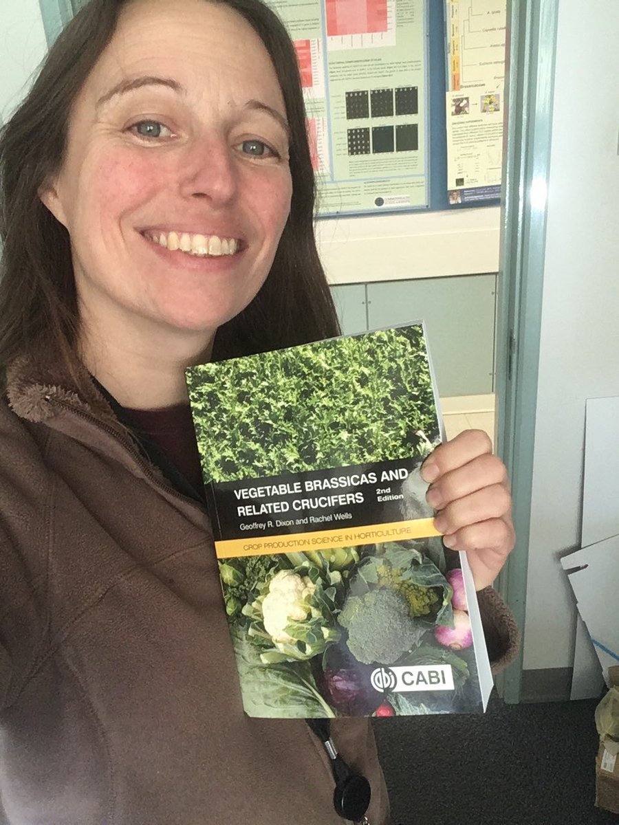 The finished product.! Really excellent to work with Geoff Dixon on revising this essential Brassica book.