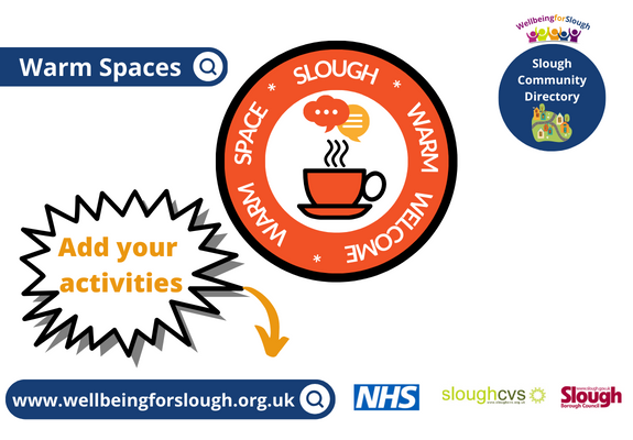 Slough CVS (@sloughcvs) on Twitter photo With all the recent colder weather, if you have got a warm space, please share it with us on the #SloughCommunityDirectory. It's super easy to do, and quick! Simply go to: sloughhealth.org/submit-listing/
<a href="/SloughCouncil/">Slough Borough Council</a> <a href="/FrimleyHC/">FrimleyHealth&CareICS</a> With all the recent colder weather, if you have got a warm space, please share it with us on the #SloughCommunityDirectory. It's super easy to do, and quick! Simply go to: sloughhealth.org/submit-listing/
<a href="/SloughCouncil/">Slough Borough Council</a> <a href="/FrimleyHC/">FrimleyHealth&CareICS</a>