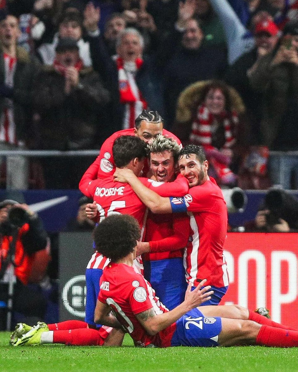 Madrid, corazón rojiblanco ❤️🤍 Pelos de punta con otra noche para el recuerdo en el Metropolitano. Va por vosotros, atléticos 💪🏼 #AúpaAtleti #CopaDelRey