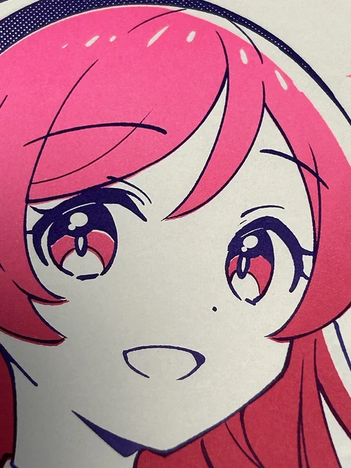 どとこい&ドトコイのグラデ便箋届いた! 版ズレも多色刷りならではでかわいい〜〜