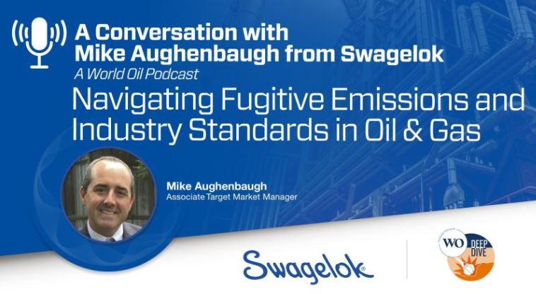 Listen to Swagelok's subject matter expert, Mike Aughenbaugh, as he talks with World Oil about market trends and best practices  when it comes navigating fugitive emissions and industry standards in Oil &amp; Gas
eu1.hubs.ly/H073jdG0

#oilandgas #swagelok #emissions
