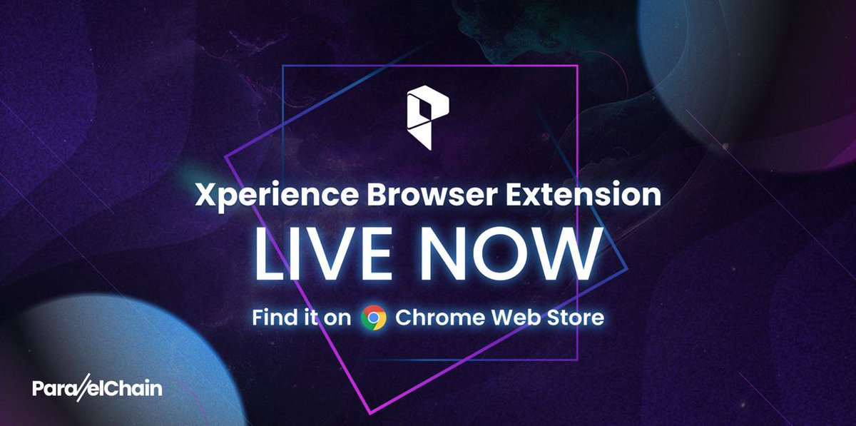 🌐 La esperada extensión para navegador de la Xperience ya está disponible Web Store de #Chrome

#Xperience permite a los usuarios controlar sus activos e interactuar con dapps en la red de #ParallelChain a un sólo click 🧚‍♀️

Échale un vistazo aquí 👉: parallelchain.io/connect/xperie…