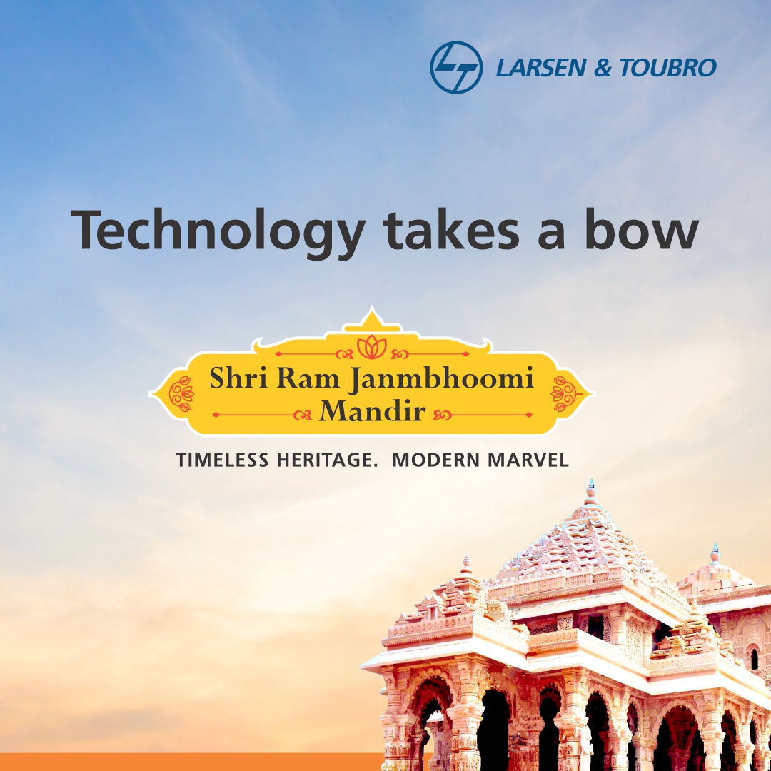 larsentoubro's tweet photo. On 22nd January, a modern embodiment of India’s timeless heritage will be dedicated to the Nation. We at L&T are proud to have delivered another project that is a testimony to engineering technology.
 
Standing on a rock-solid foundation ◽ Constructed to last a millennium ◽ Bringing together precision engineering and intricate craftsmanship

#WeMakeTheThingsThatMakeIndiaProud