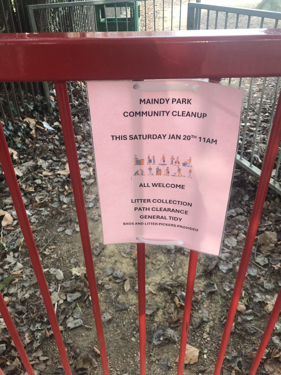 Been asked to highlight a clean up and care session around Maindy park and velodrome tommorrow, 20th Jan, so this is a 24hr warning !  Run by the <a href="/MaindySave/">Save Maindy Velodrome!</a> group I believe All kit provided.  Meet at 11am at Maindy park, off Gelligaer street!
Potential for tea and cake after !