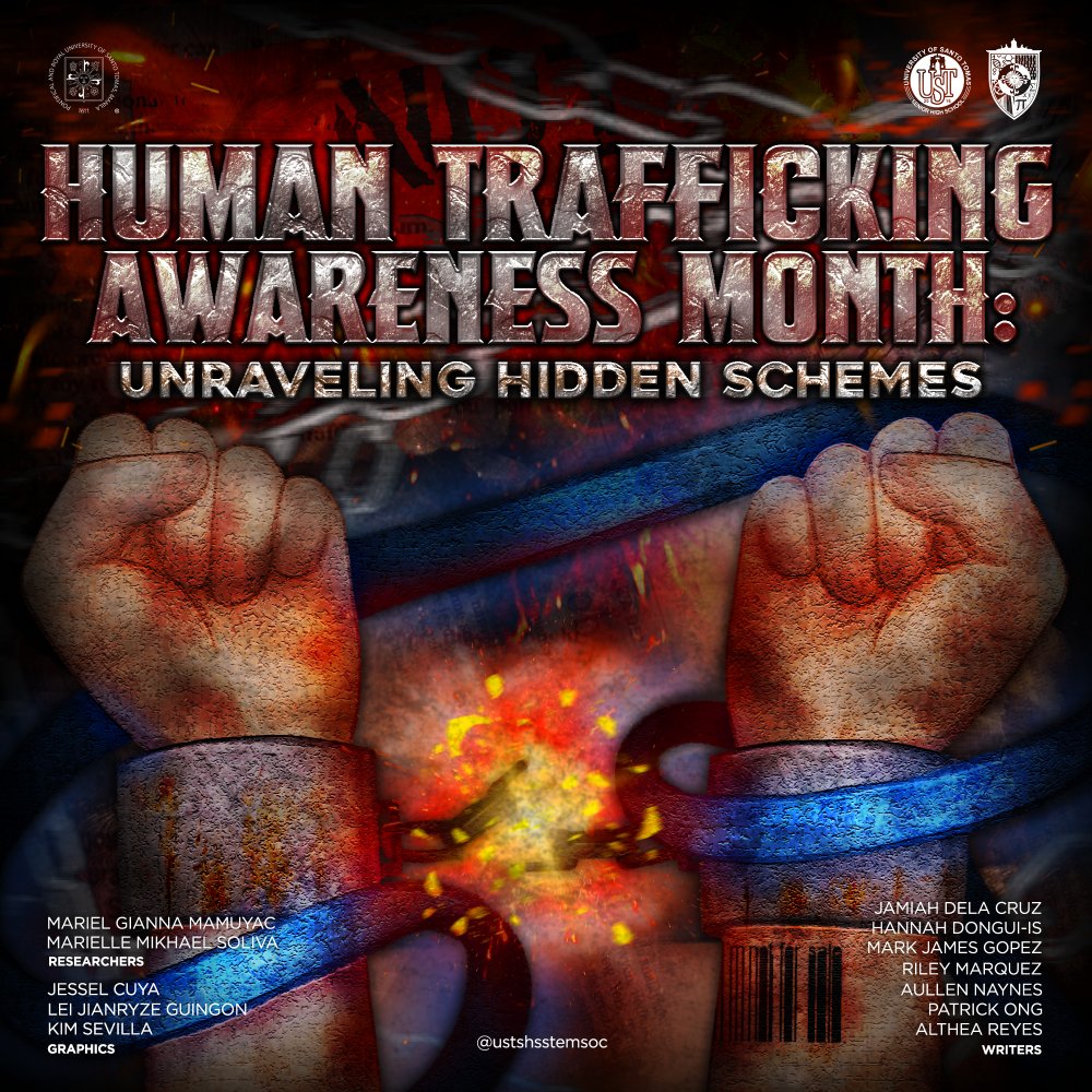 Let's break the chains of human trafficking together as we stand united this #HumanTraffickingAwarenessMonth! ✊

May we all unite against exploitation and raise the voices of the 748,000 human trafficking victims in the Philippines.