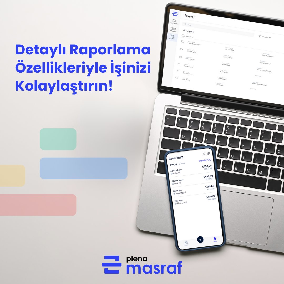Plena Masraf harcamalarınızı kategorilere ayırarak ayrıntılı raporlar oluşturmanızı sağlar. Böylece işletmenizin bütçesini daha iyi yönetebilir, gereksiz giderleri tespit edebilirsiniz.

#Plenapro #PlenaMasraf #masrafyönetimi #cloudsystems #SaaS #mobilmasrafyönetimi