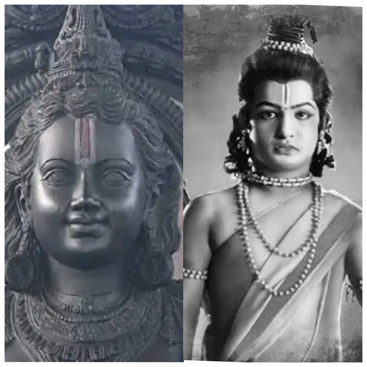 theprayagtiwari's tweet photo. First look of Sri Ram Lalla from Ayodhya ❤ https://t.co/6wolPPwPAi