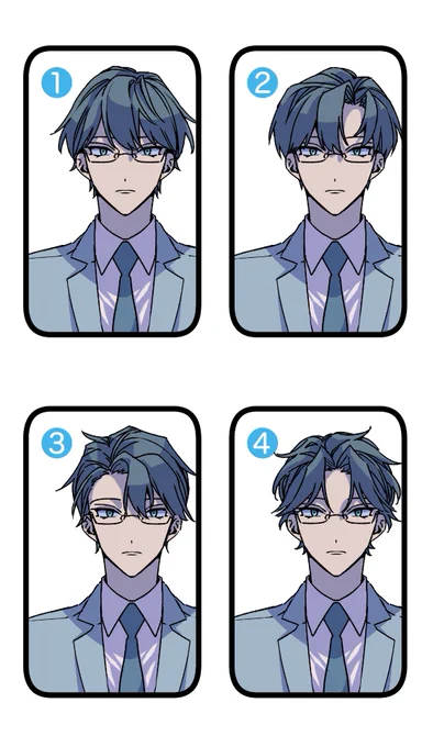 受けの髪型どれがいい? 