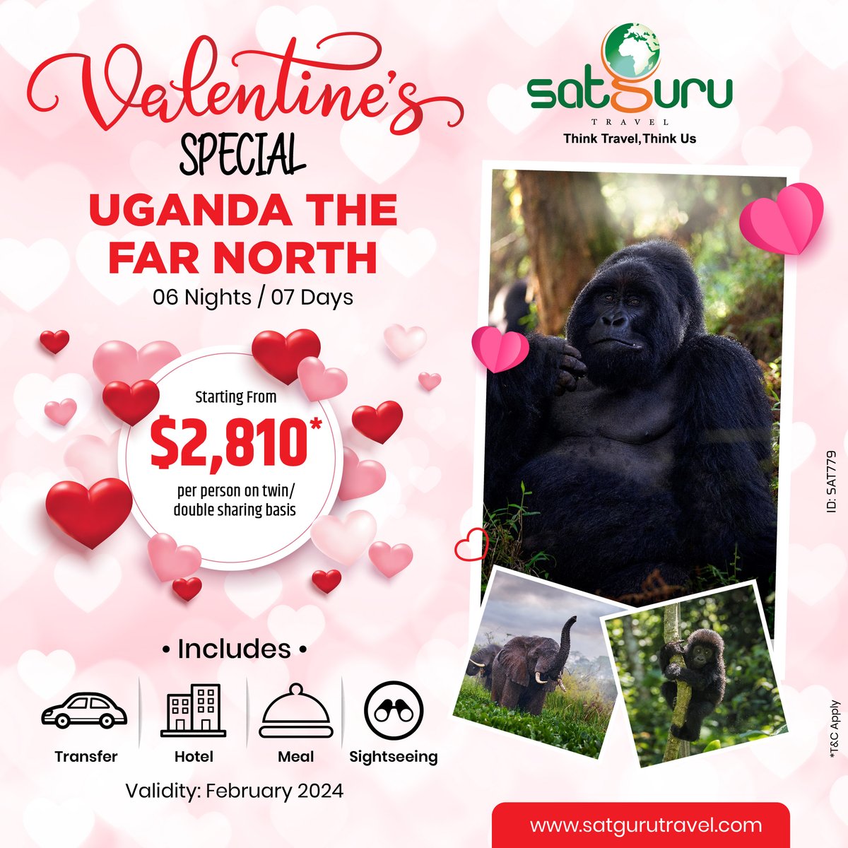 ToursSatguru's tweet photo. "Experience the perfect blend of romance and adventure with SatguruTravel's exclusive Valentine's Day Special Package! 

Visit:  https://t.co/Wlf4D4WMX8 

#ValentinesDay #Valentines #WanderlustAdventure #travel  #trip #travelling #vacation #Holidays #bookpackage #satgurutravel https://t.co/JiaxZzyvlY
