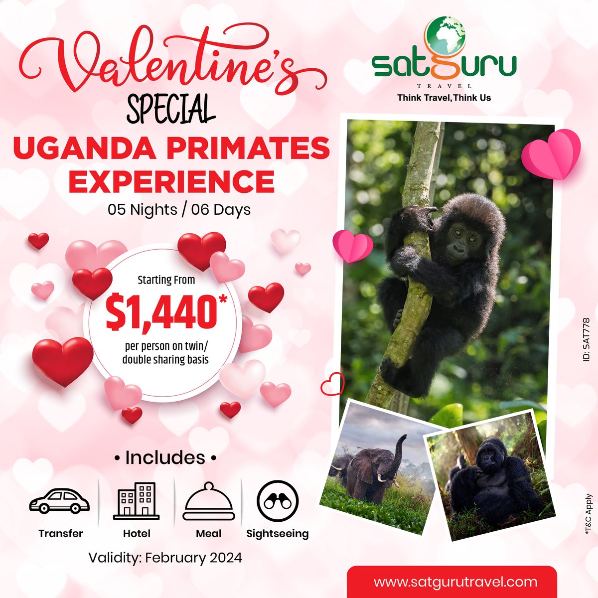 ToursSatguru's tweet photo. "Experience the perfect blend of romance and adventure with SatguruTravel's exclusive Valentine's Day Special Package! 

Visit:  https://t.co/Wlf4D4WMX8 

#ValentinesDay #Valentines #WanderlustAdventure #travel  #trip #travelling #vacation #Holidays #bookpackage #satgurutravel https://t.co/JiaxZzyvlY