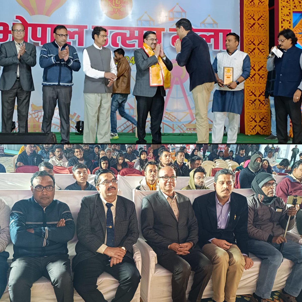 UCOBankOfficial's tweet photo. UCO Bank's zonal office actively participated in #BhopalUtsavMela and provided information about #Products and #Services to the general public. #UtsavMela #Finance #Banking #UCOBank Honours Your Trust #81YearsOfTrust #UCOTURNS81 https://t.co/kchitmksLh