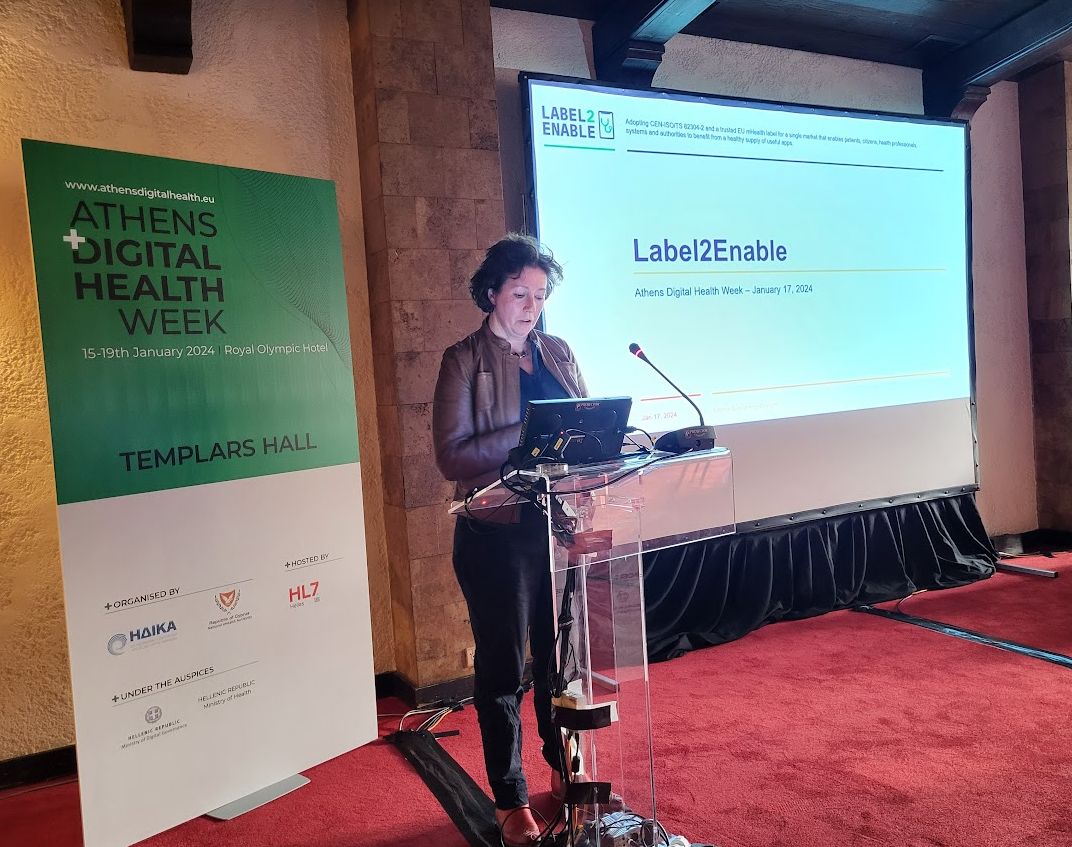 Label2E's tweet photo. This week, #Label2Enable was happily participating in Athens Digital Health Week. 😄
Congratulations to everyone who contributed to this event, especially considering the challenging weather conditions.
#HL7EUWGM2024 #AthensDigitalHealthWeek2024 #healthApps #adhw https://t.co/fL4Io65OEL