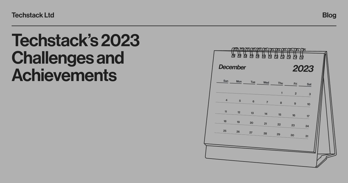 2023 was a year of immense growth, innovation, and impactful decisions for Techstack 🌟 As we look back at this remarkable year, we can't help but feel a sense of pride and excitement for what lies ahead. As we usher in 2024, our vision is clear. We aim to expand into new…