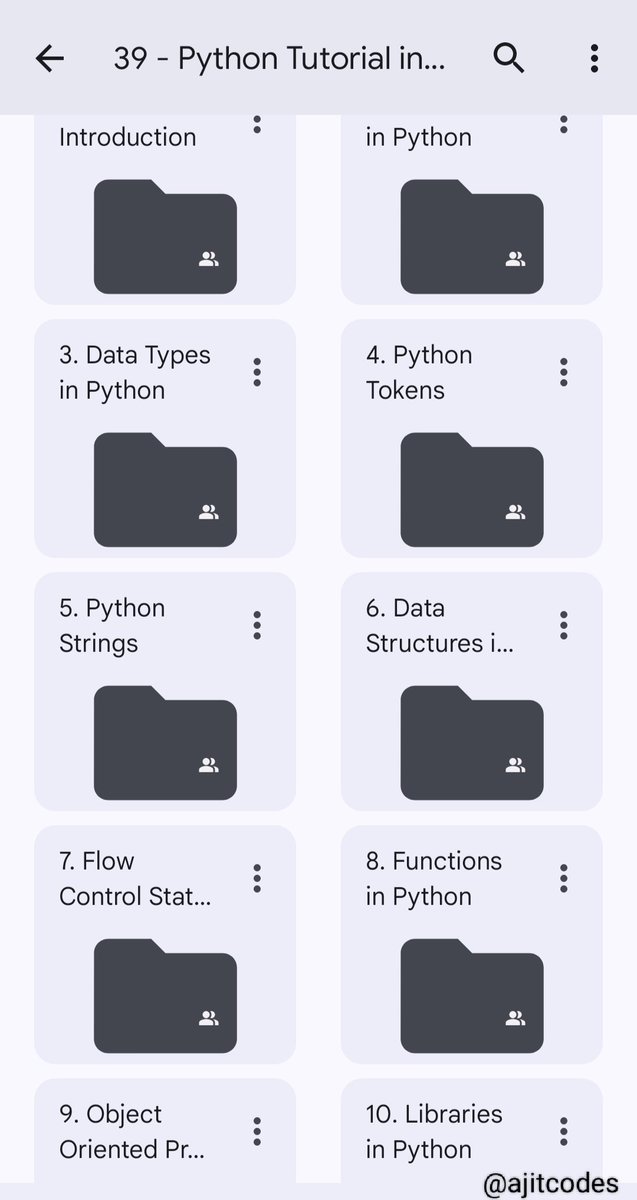 ahuja_priyank's tweet image. Are you struggling in finding Reliable Python Course❓
99% don't know what to study and from where to study.
I'm giving you Free Access of Premium Python Courses 💸
Applicable only for First 1000 people
To get, simply:
🎯👉🏿 Repost
🎯👉🏿 Like & Comment "Python"
🎯👉🏿…