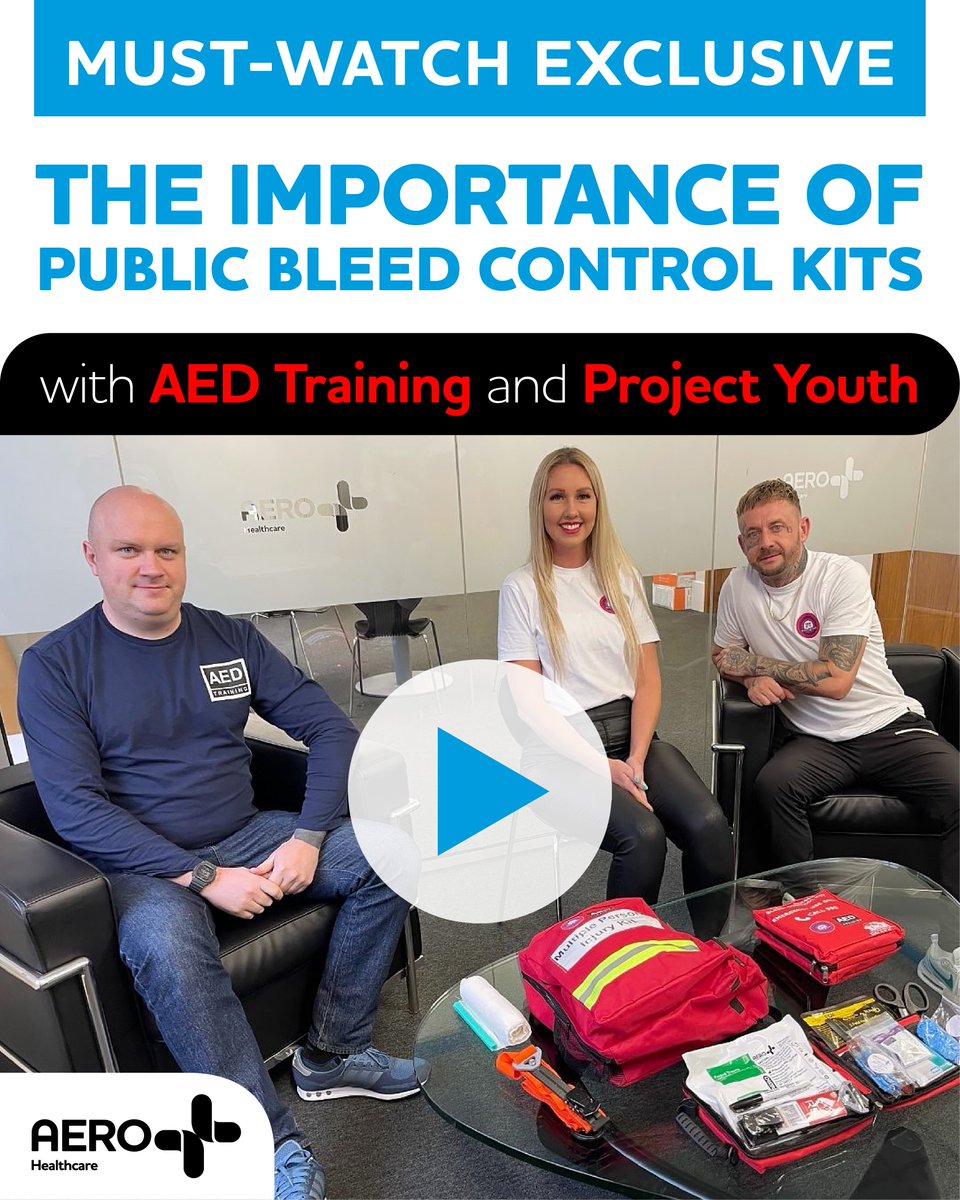 AWARENESS. EDUCATION. PREVENTION. 👀 Join Carl and Karla Scott from Project Youth and Dave Flynn from AED Training in an engaging discussion about their active rollout of Public Bleed Control Kits – hubs.ly/Q02h0f-r0 #PublicBleedControlKits #BleedControl #KnifeCrime