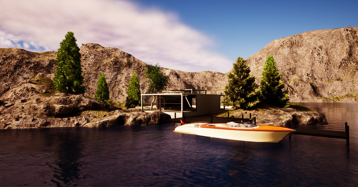 thelootverse's tweet image. The Chapel in the Garden of Eden is situated on a small island, accessible only by boat. It serves as a meeting point for human-controlled drones, arins, and other synthetic life forms. #VirtualVersionOfArcadia #GOE #VR