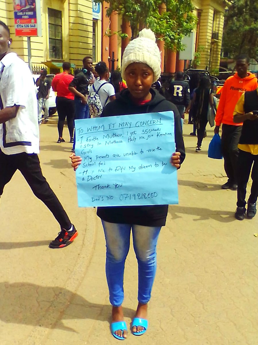 omwambaKE's tweet photo. I don't know this young girl but kindly Repost widely until it reaches Karatina Girls! 
Her well wishers might be here!
Her Dad's Number - 0719818680 https://t.co/msQiAvNTFs
