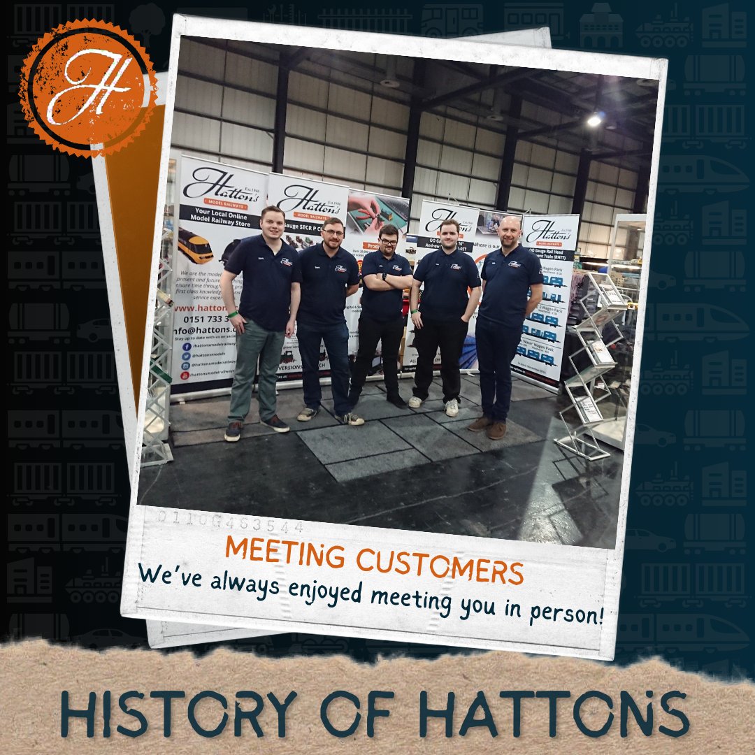 👋 We have always loved getting to meet our customers in person!

Hattons have been in attendance at many shows over the years including Warley, the Great Electric Train Show, Model Rail Scotland and more.

Have you been to see us at a show?

#HattonsMemories