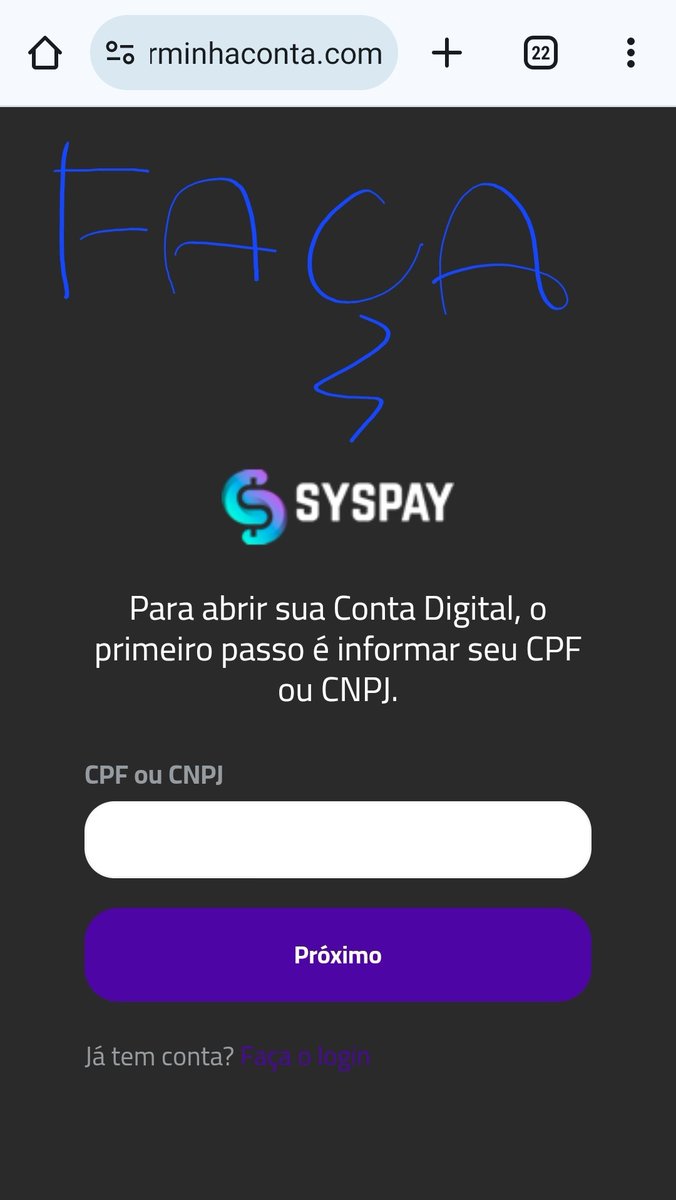 CravoLin's tweet image. Faça a sua conta na syspay Brasil. Terá uma grande novidade! 
Nunca vista no mercado.