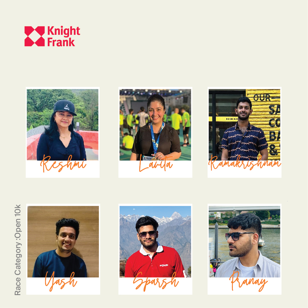 KnightFrank_IN's tweet photo. We are proud to announce our participation in the prestigious @TataMumMarathon 2024!
Meet the faces behind the stride – our dynamic team of runners ready to conquer new heights in the Open 10K and Dream Run race categories!
#TMM2024 #RunForACause #Mumbai #LifeAtKnightFrank https://t.co/M5RywzxNNU