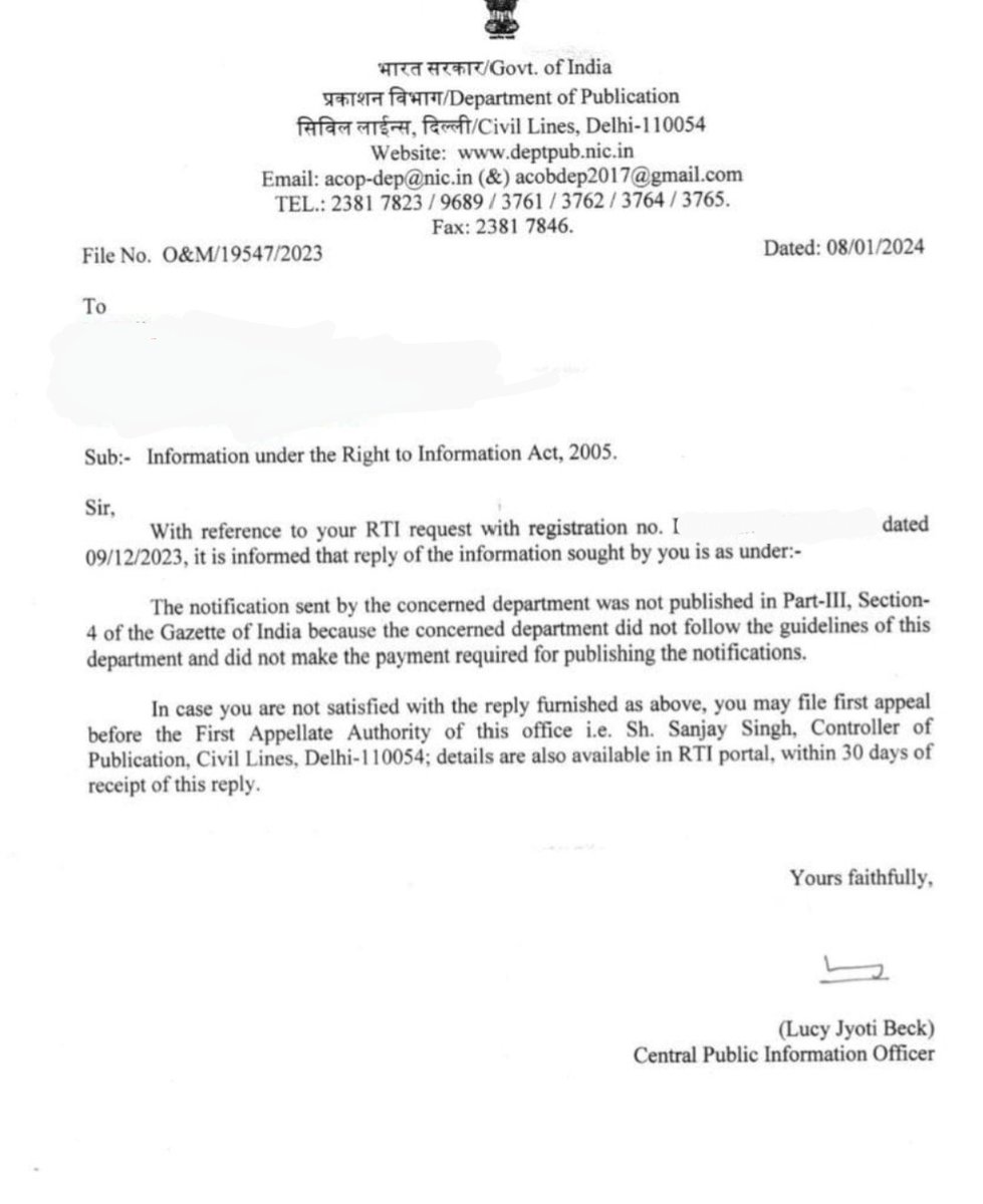 प्रशासनिक व्यवस्था की घोर लापरवाही एवं विफलता के कारण #Nios_Deled_Gazette का प्रकाशन अब तक नहीं हो सका है। जब 22 सितंबर 2017 को भारत के राजपत्र में प्रकाशित करने का आदेश पारित किया गया तो आज तक प्रकाशित क्यों नहीं किया गया, इसके लिए दोषी कौन है? <a href="/dpradhanbjp/">Dharmendra Pradhan</a> जी, @ncteDelhi ?