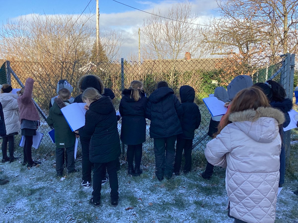 PrimaryDell's tweet photo. Year 5 had their second session with Charlotte from Carlton Marshes yesterday as part of our #wilderschools project. They planned ideas for developing our pond area and building bug hotels around our school #dellfamily #learningatdell https://t.co/y224uCcDP5