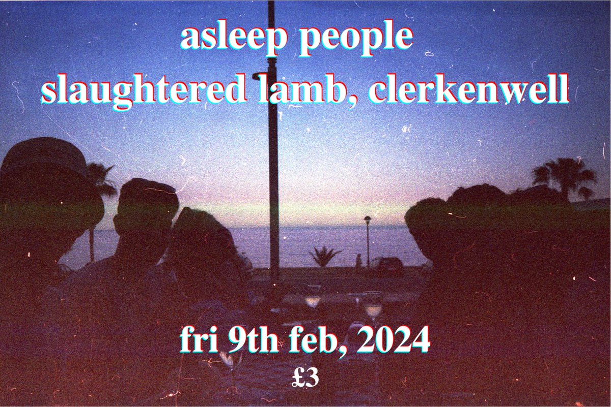 Tickets are now ON SALE for Asleep People with support from Smouldering Manhattan 09/02/2024 Grab them here: rb.gy/xgrf7a
