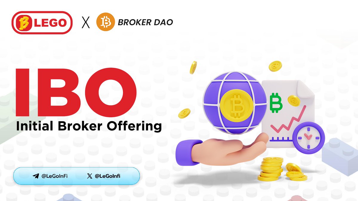 LeGoInFi's tweet photo. 🤝LeGo and BROKER DAO unite for a decentralized financing platform via the IBO model. 

🚀Providing market liquidity and community support, we bridge project owners and investors organically.

#DeFi #LeGo #BROKERDAO #IBOModel https://t.co/FHKY6FiBHR