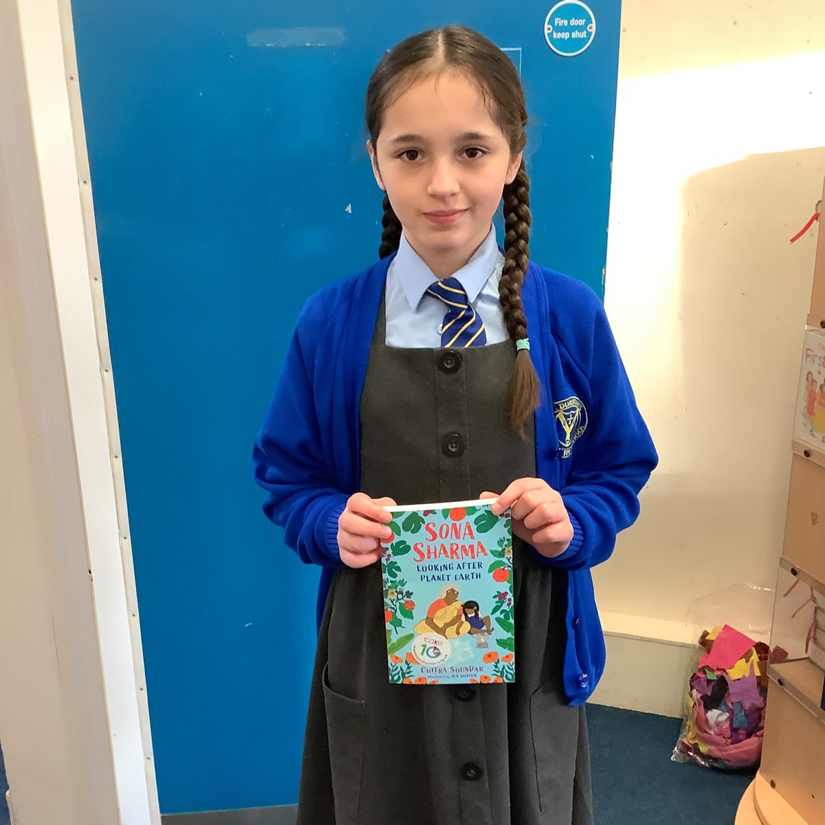 St Dunstan's Recommend Reads. Renae in Year 5 said 'I have just finished reading Looking After Earth by Sona Sharma and I thought it was very good.'