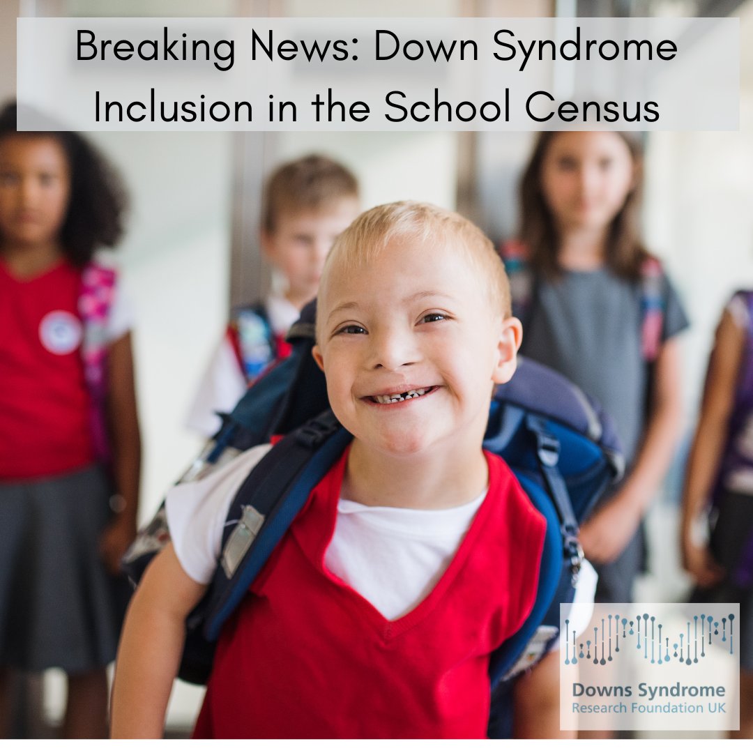 Amazing news! TU to @GillianKeegan @liamfox @NDSPolicyGroup @appgds & advocates Jan 2025, Down syndrome will officially be recognized as a separate category in the School Census. #DownSyndromeAct This also has the potential to benefit healthcare too! dsrf-uk.org/school-census/