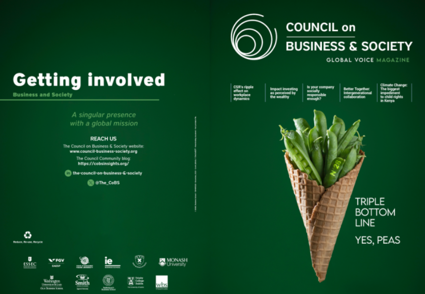 🌿 WORLD | Welcome to the winter issue #28 of Global Voice magazine! This edition takes a retrospective glance at the Triple Bottom Line and its three pillars: People, Planet, Profit. Discover it now with <a href="/The_CoBS/">The Council on Business & Society</a>: cobsinsights.org/2023/12/21/glo…