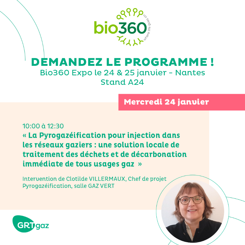 natrangroupe's tweet photo. 📅 Le 24 et 25 janvier, retrouvez-nous à @bio360expo (Stand A24) :

🌱 Méthanisation
🔥 Pyrogazéification
💧 Gazéification Hydrothermale
♻️ Capture et utilisation du carbone à partir du biogaz
🔁 Gaz renouvelables et flexibilité
🚗 BioGNV

Notre Programme complet #Bio360 👇