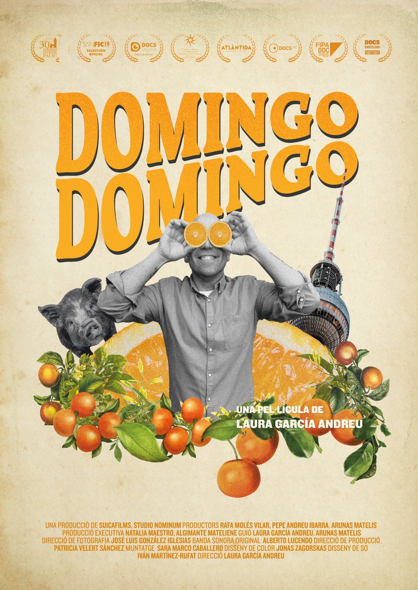 DocsBarcelona's tweet photo. 📢Aquest febrer 'Domingo, Domingo' de @lauragandreu es veurà arreu, de la mà del #DocsDelMes.

La història d'un petit agricultor valencià que crea una nova patent de taronja, per intentar vèncer el negoci de les grans multinacionals. 🟠

Més informació 👉 https://t.co/lSTD0KuEp6 https://t.co/q1zVrOk34H