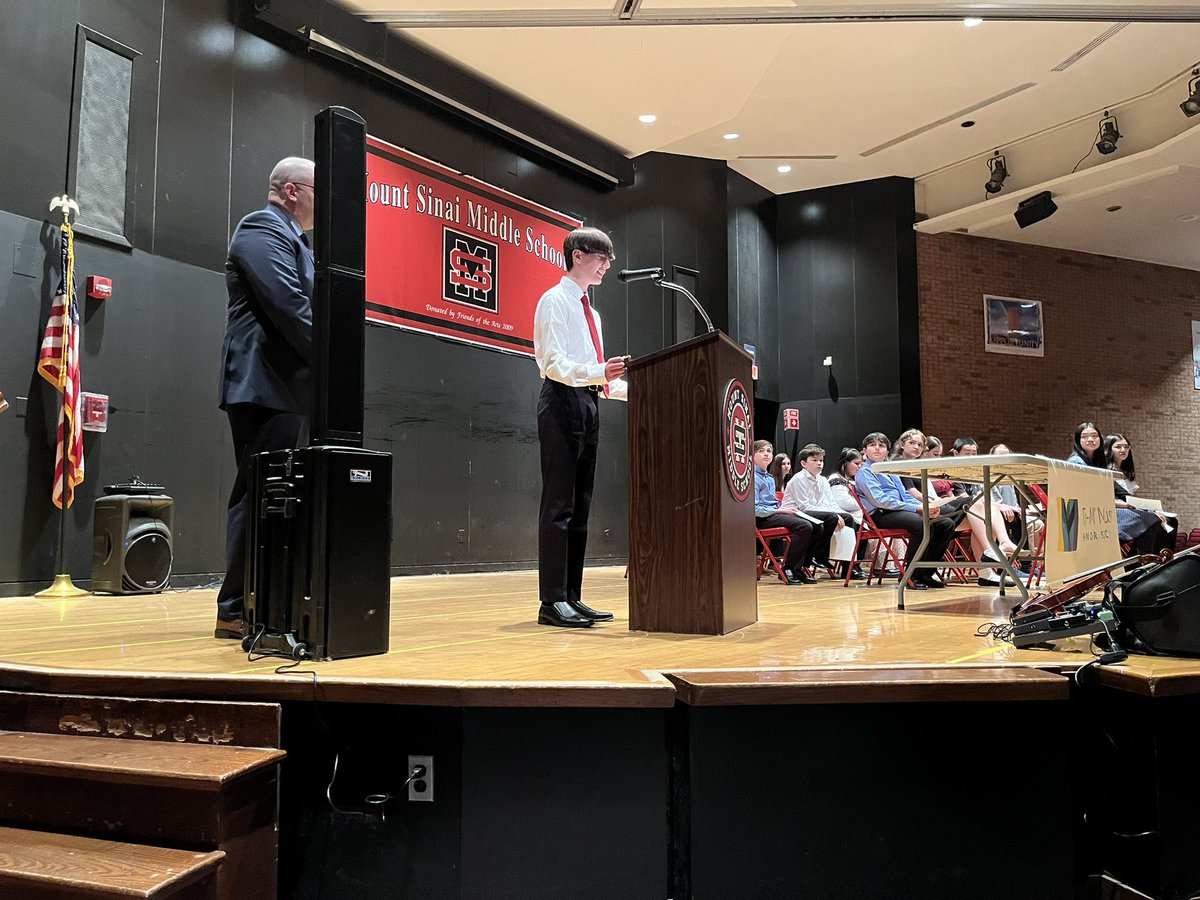 🌟 Thrilled to have attended last night’s first Junior Tri-M Music Honor Society induction at our middle school! Witnessing our young musicians’ dedication and talent was truly inspiring. Congrats to all the inductees! #MusicEducation #StudentAchievement #MountSinaiProud ❤️🖤